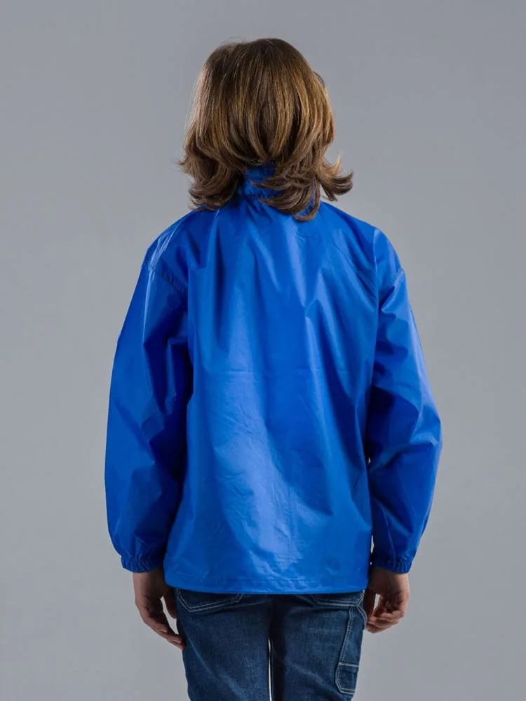 Kids windbreaker jacket, water-resistant, logo print for clubs. — product photo 8