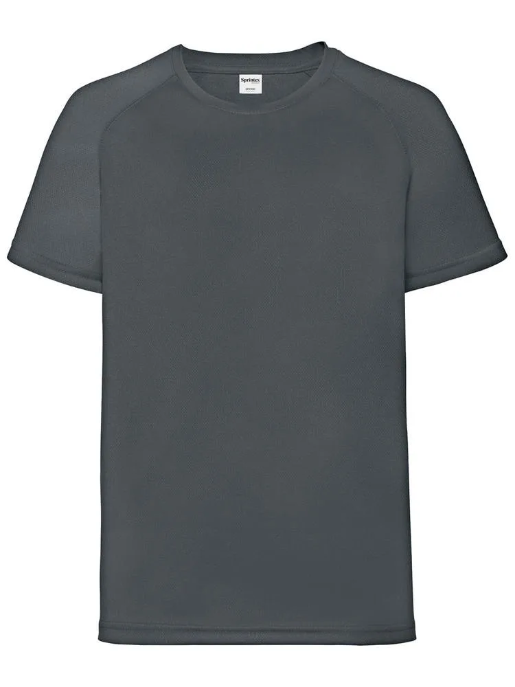 SP Run kids sportshirt 140 grm² antraciet - Sport Shirtontwerpen SP Run kids sportshirt, 140 gr/m², antraciet