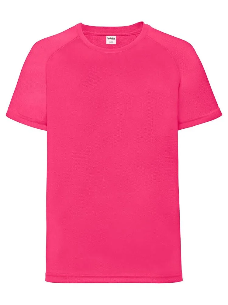 SP Run kids sportshirt 140 grm² fucsia - Sport Shirtontwerpen SP Run kids sportshirt, 140 gr/m², fucsia
