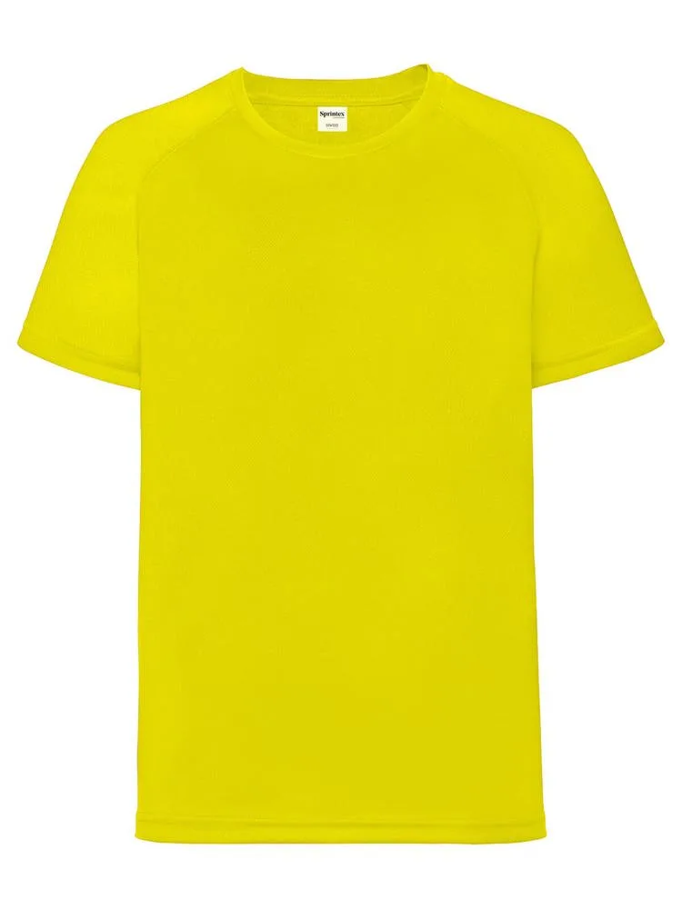SP Run kids sportshirt 140 grm² geel - Sport Shirtontwerpen SP Run kids sportshirt, 140 gr/m², geel