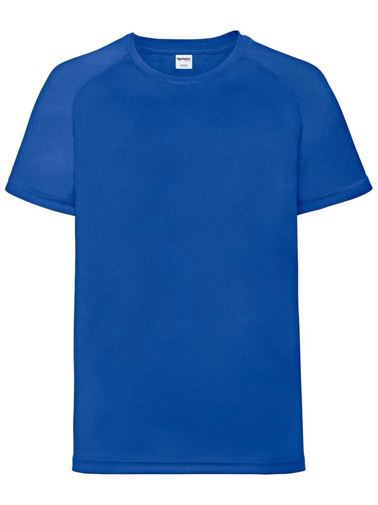SP Run kids sportshirt 140 grm² kobaltblauw - Sport Shirtontwerpen SP Run kids sportshirt, 140 gr/m², kobaltblauw