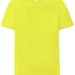 SP Run kids sportshirt 140 grm² neon geel - Sport Shirtontwerpen SP Run kids sportshirt, 140 gr/m², neon geel
