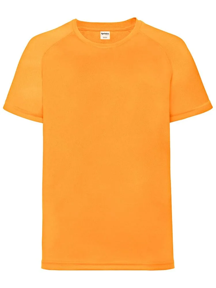 SP Run kids sportshirt 140 grm² neon oranje - Sport Shirtontwerpen SP Run kids sportshirt, 140 gr/m², neon oranje