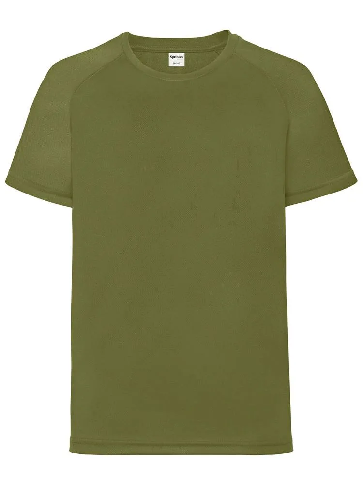 SP Run kids sportshirt 140 grm² olijfgroen - Sport Shirtontwerpen SP Run kids sportshirt, 140 gr/m², olijfgroen