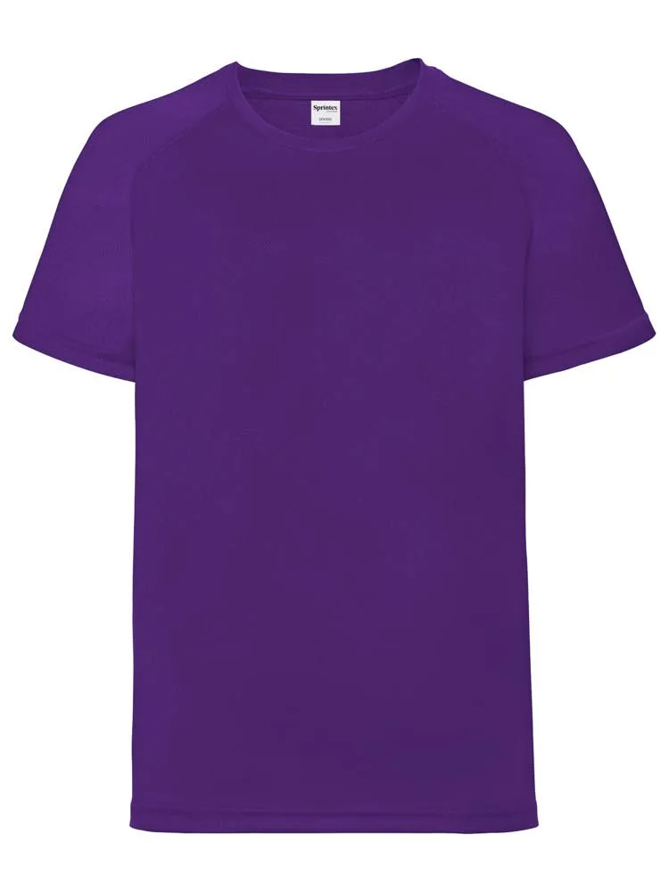 SP Run kids sportshirt 140 grm² paars - Sport Shirtontwerpen SP Run kids sportshirt, 140 gr/m², paars