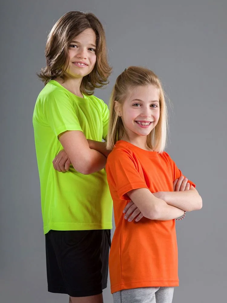 SP Run kids sportshirt 140 grm² petrol - Sport Shirtontwerpen SP Run kids sportshirt, 140 gr/m², petrol