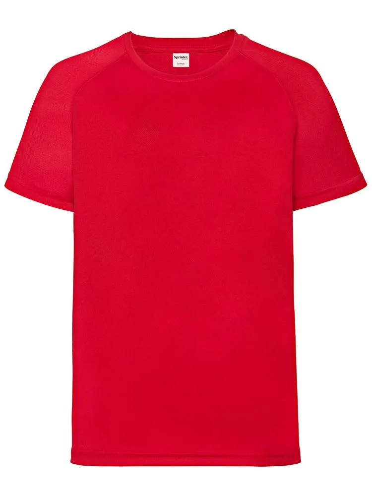 SP Run kids sportshirt 140 grm² rood - Sport Shirtontwerpen SP Run kids sportshirt, 140 gr/m², rood