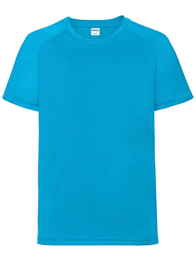SP Run kids sportshirt 140 grm² turquoise blue - Sport Shirtontwerpen SP Run kids sportshirt, 140 gr/m², turquoise blue