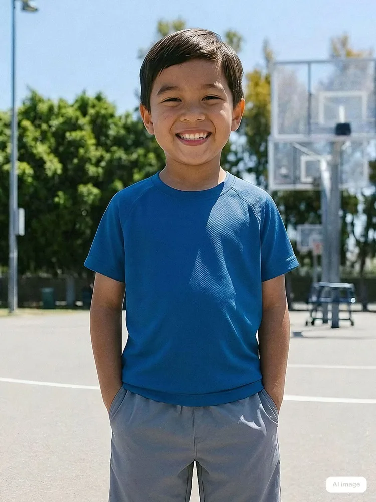 SP Pulse kids sportshirt, 135 gr/m² — productfoto 20