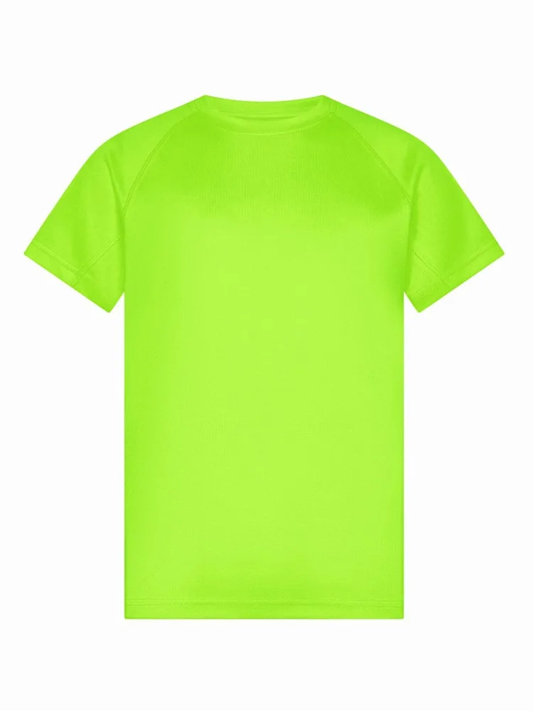 SP Pulse kids sportshirt, 135 gr/m², neon green