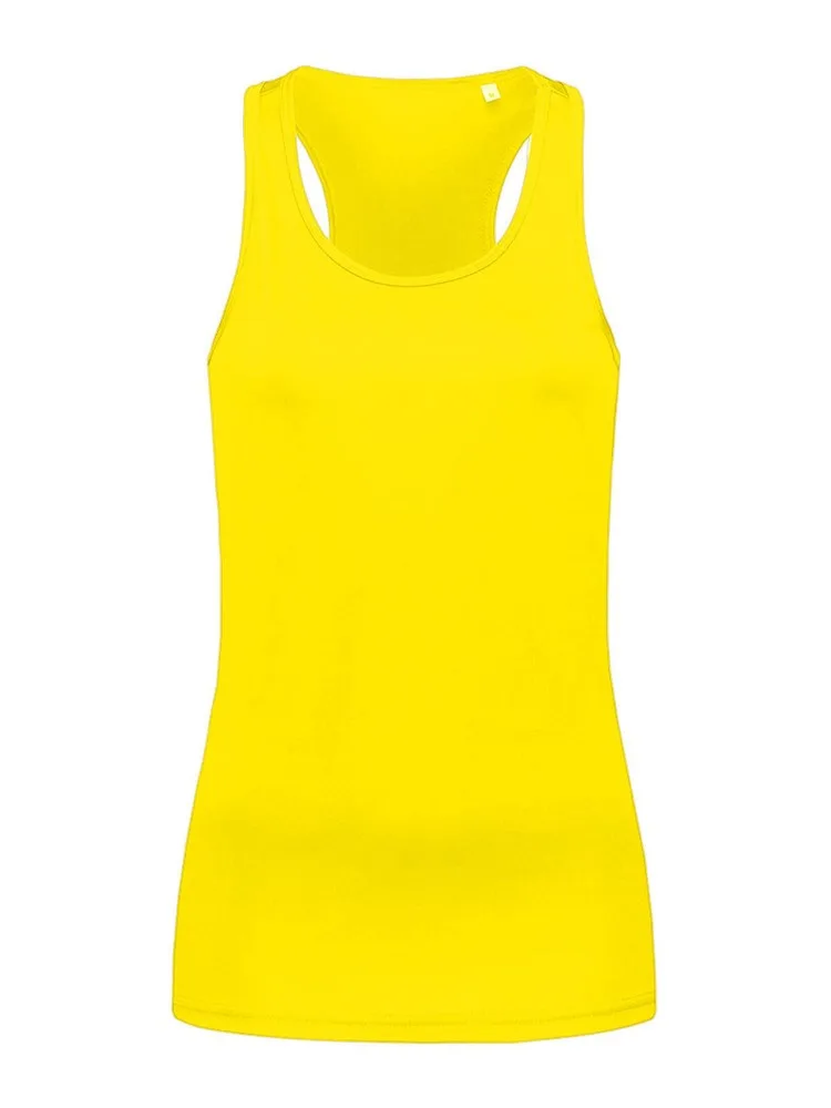 SP Tabata Women Tank Top 140 grm2 neon geel - Hidalgo SP Tabata Women Tank Top, 140 gr/m2, neon geel