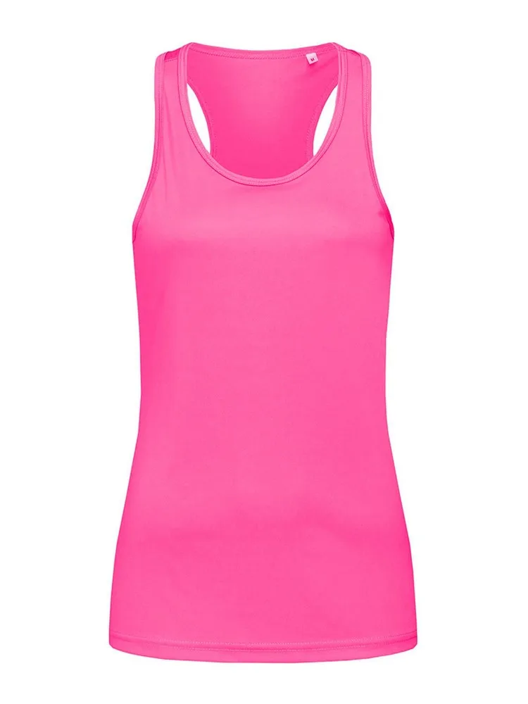 SP Tabata Women Tank Top 140 grm2 pink fluo - Hidalgo SP Tabata Women Tank Top, 140 gr/m2, pink fluo