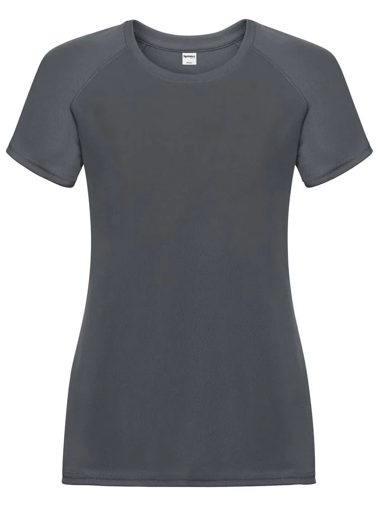 SP Run dames sportshirt 140 gm² antraciet - Sport Shirt ontwerpen SP Run dames sportshirt, 140 g/m², antraciet