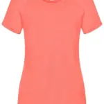 SP Run dames sportshirt 140 gm² fluo coral - Sport Shirt ontwerpen SP Run dames sportshirt, 140 g/m², fluo coral