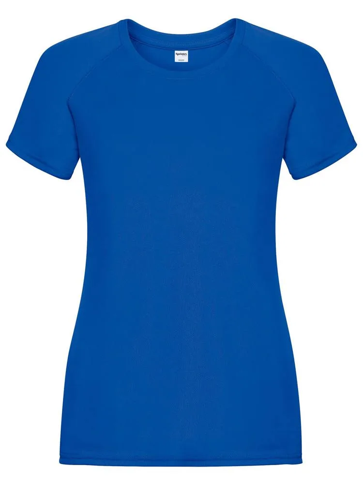 SP Run dames sportshirt 140 gm² kobaltblauw - Sport Shirt ontwerpen SP Run dames sportshirt, 140 g/m², kobaltblauw