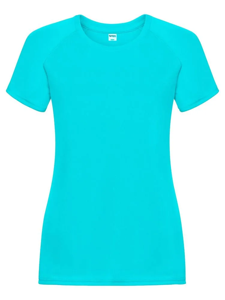 SP Run dames sportshirt 140 gm² ocean blue - Sport Shirt ontwerpen SP Run dames sportshirt, 140 g/m², ocean blue