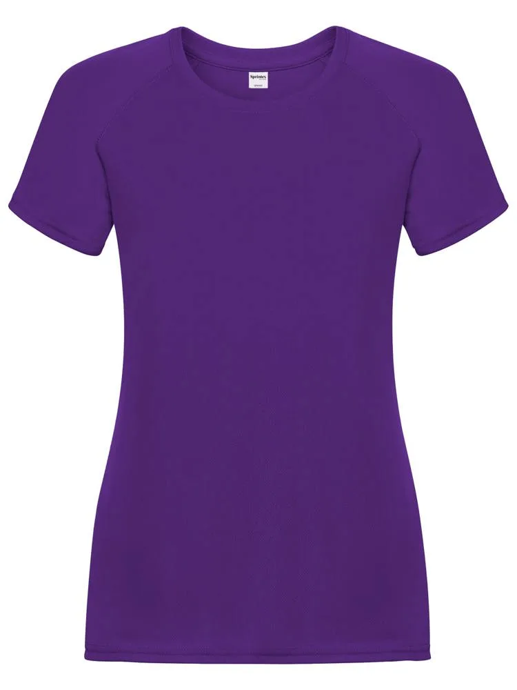 SP Run dames sportshirt 140 gm² paars - Sport Shirt ontwerpen SP Run dames sportshirt, 140 g/m², paars