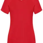 SP Run dames sportshirt 140 gm² rood - Sport Shirt ontwerpen SP Run dames sportshirt, 140 g/m², rood
