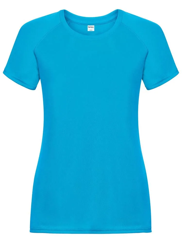 SP Run dames sportshirt 140 gm² turquoise blue - Sport Shirt ontwerpen SP Run dames sportshirt, 140 g/m², turquoise blue