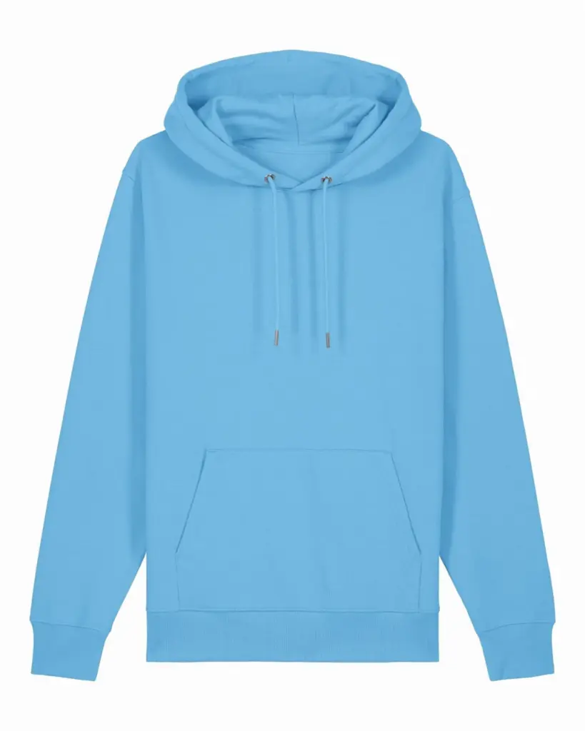 Custom Printed Organic Cotton Hoodie Unisex 350gsm