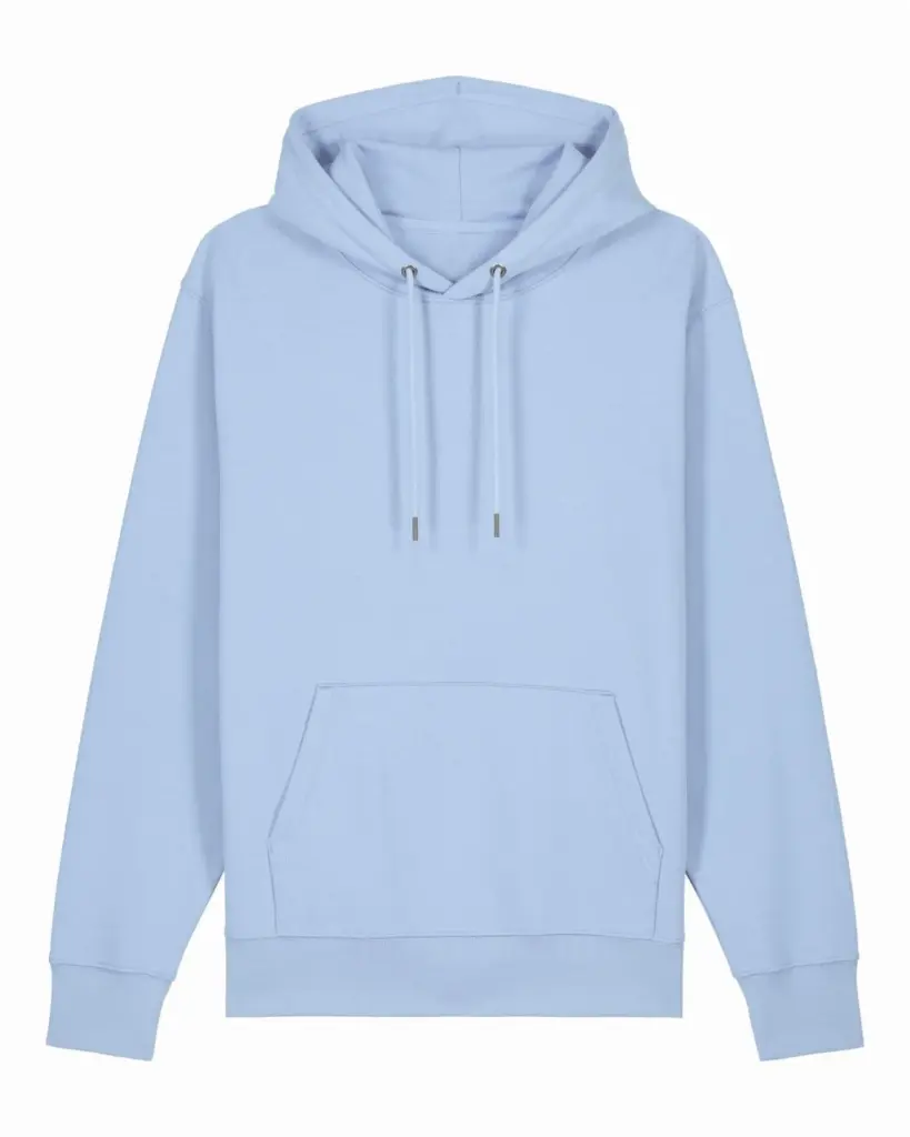 Custom Printed Organic Cotton Hoodie Unisex 350gsm