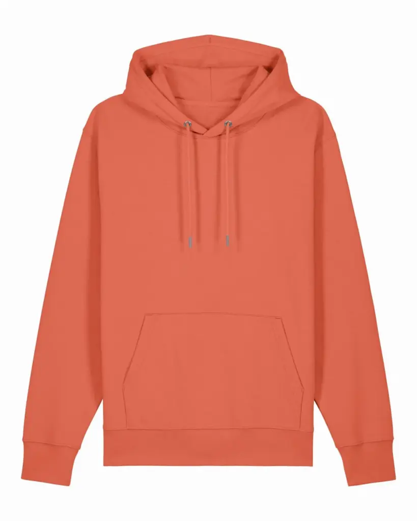 Custom Printed Organic Cotton Hoodie Unisex 350gsm