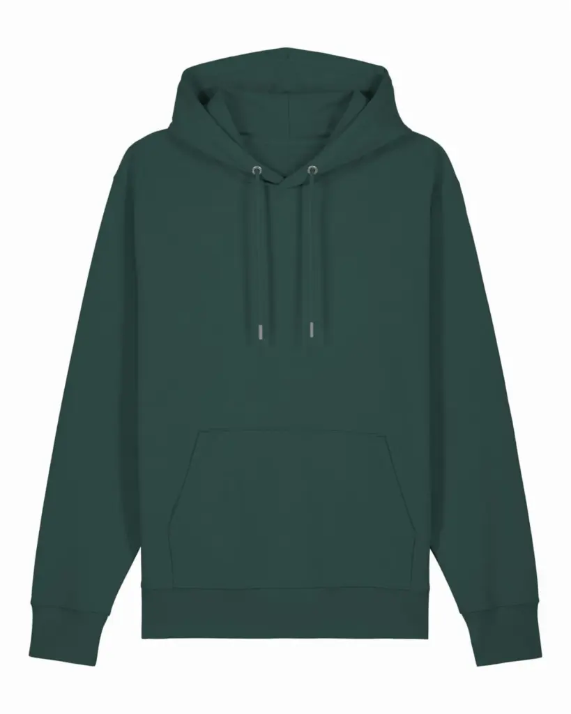 Custom Printed Organic Cotton Hoodie Unisex 350gsm