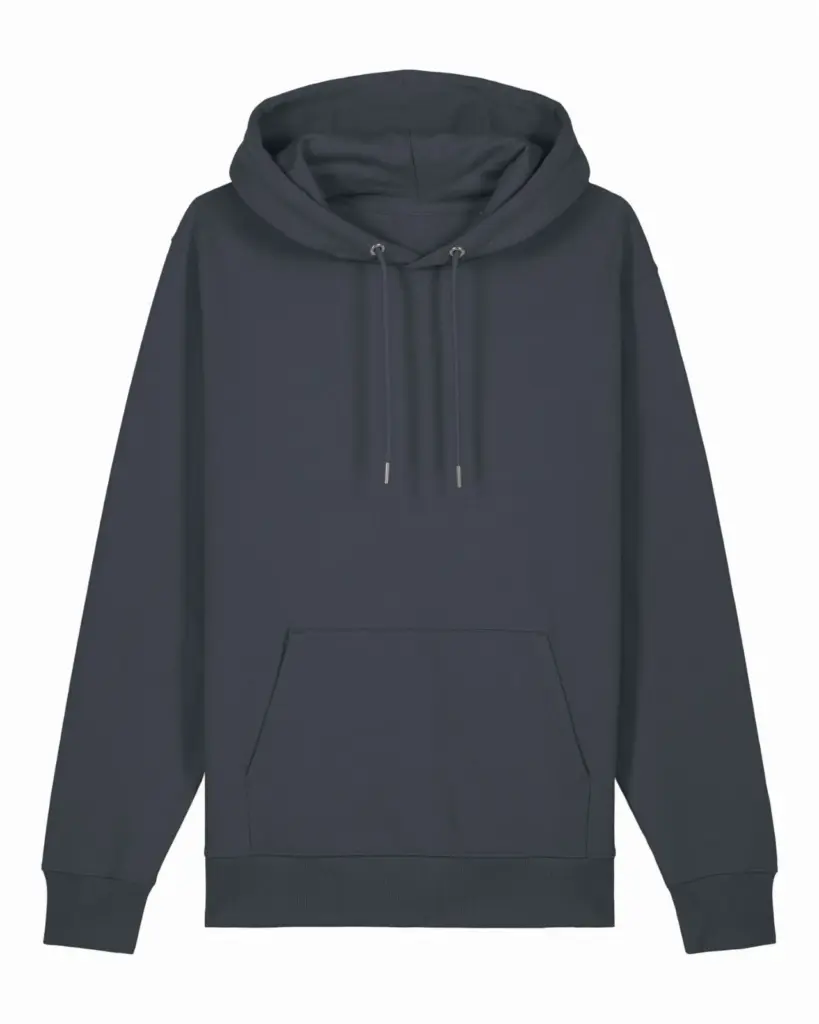 Custom Printed Organic Cotton Hoodie Unisex 350gsm