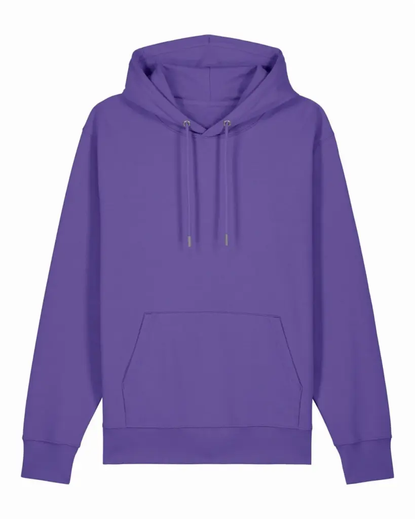 Custom Printed Organic Cotton Hoodie Unisex 350gsm