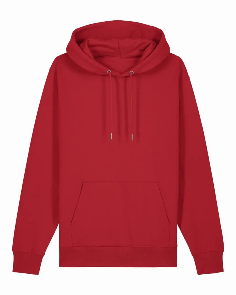 Custom Printed Organic Cotton Hoodie Unisex 350gsm