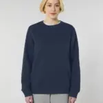 Custom Print Unisex Crewneck Sweater Organic Cotton — product photo 4