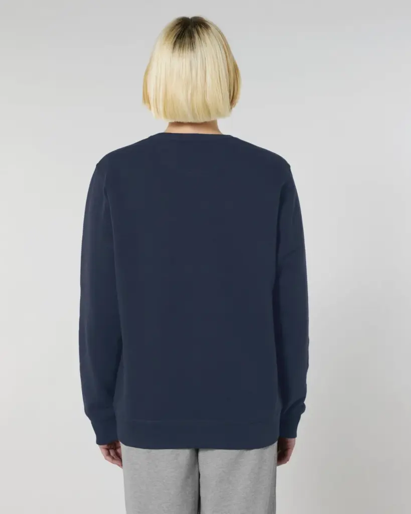 Unisex Sweatshirt bedruckbar Bio-Baumwolle Rundhals — Produktfoto 5