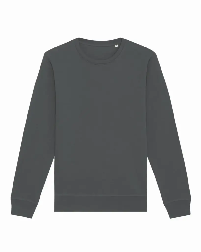 Unisex Sweatshirt bedruckbar Bio-Baumwolle Rundhals