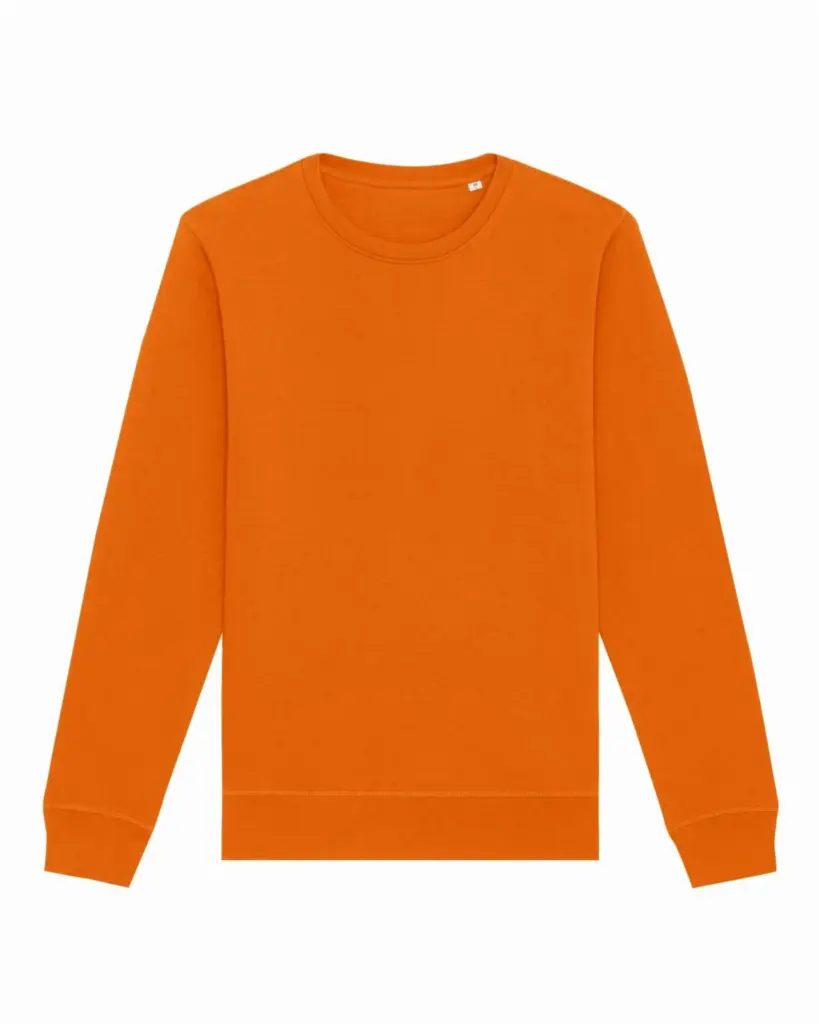 Unisex Sweatshirt bedruckbar Bio-Baumwolle Rundhals
