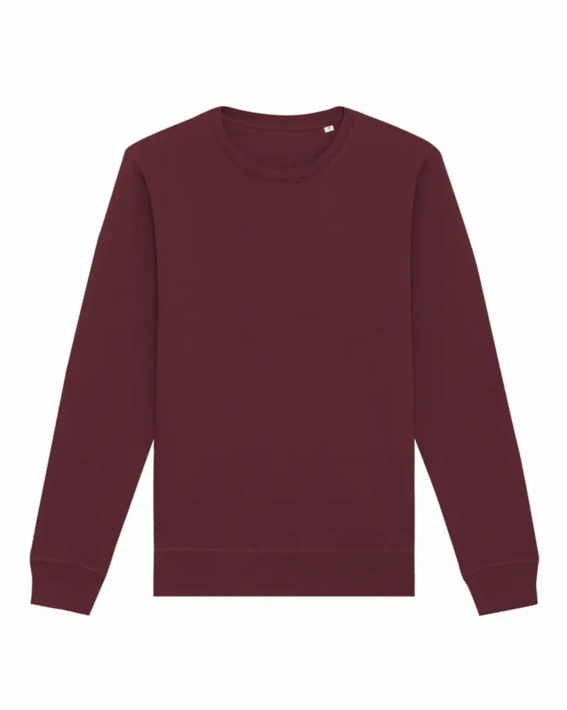 Unisex Sweatshirt bedruckbar Bio-Baumwolle Rundhals