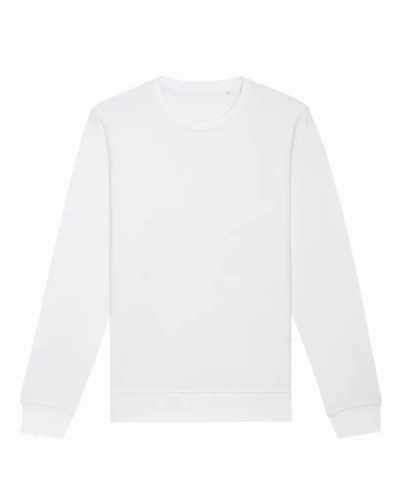 Custom Print Unisex Crewneck Sweater Organic Cotton