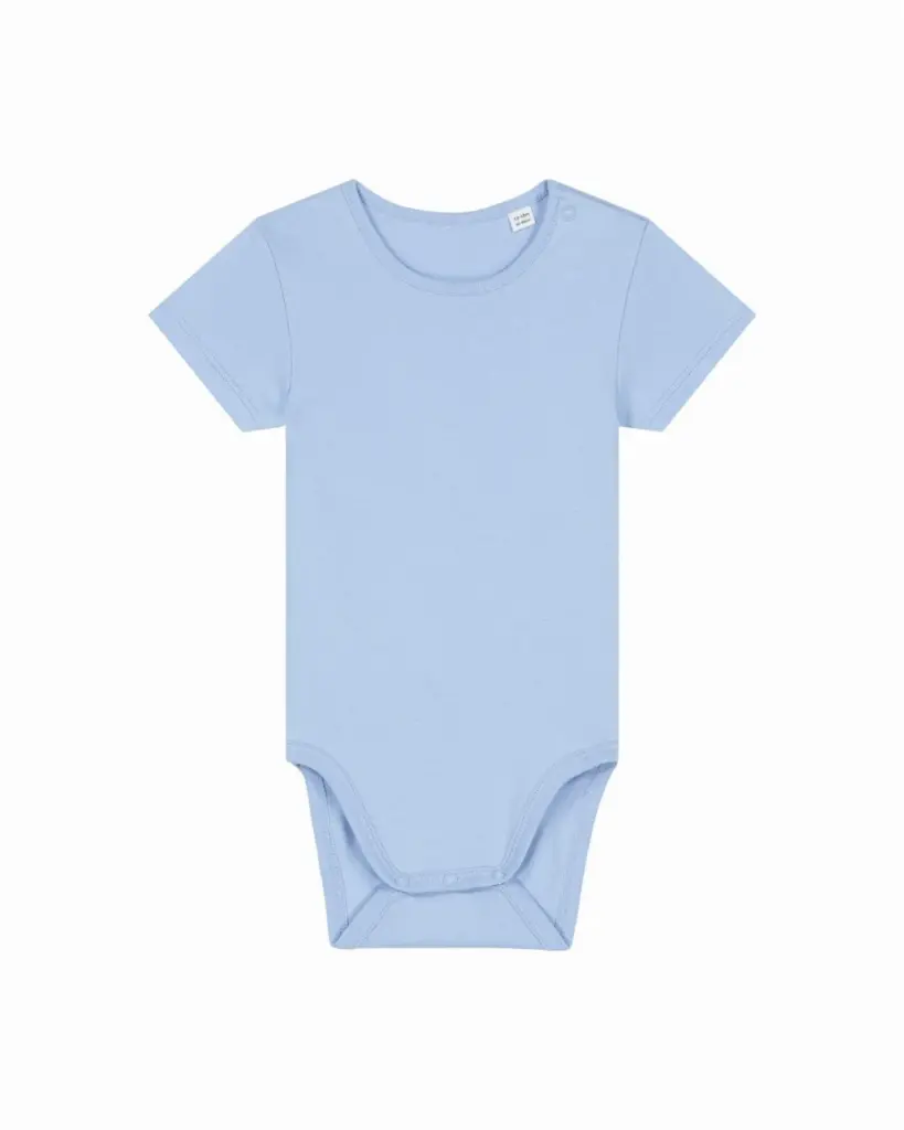 S/S Babyrompertje, 210 gr/m², blue soul