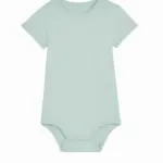 S/S Babyrompertje, 210 gr/m², caribbean blue