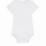 S/S Babyrompertje, 210 gr/m², white
