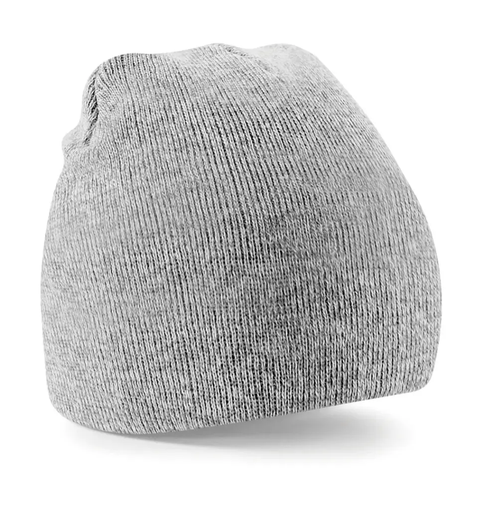 00369 - Original Pull-On Beanie, heather grey — productfoto 3