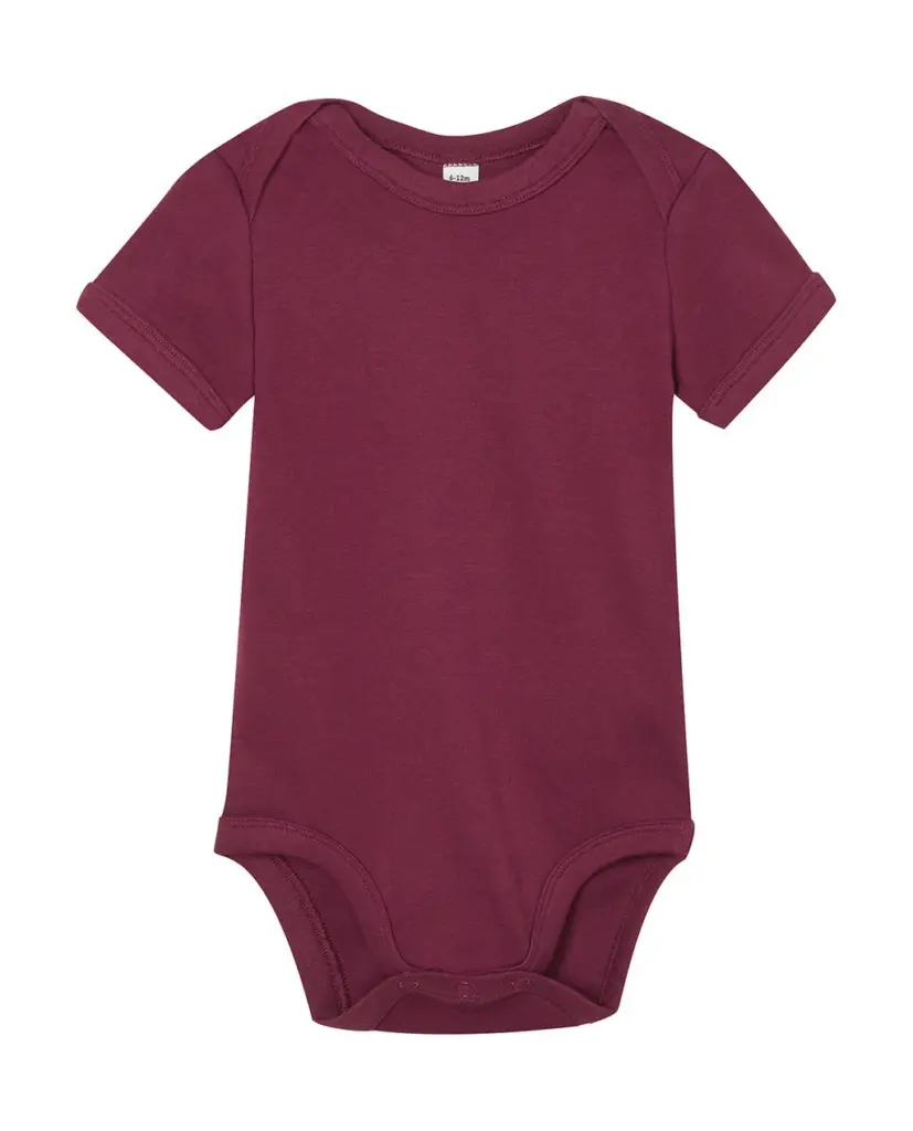 01047 - Baby Bodysuit, burgundy — productfoto 18