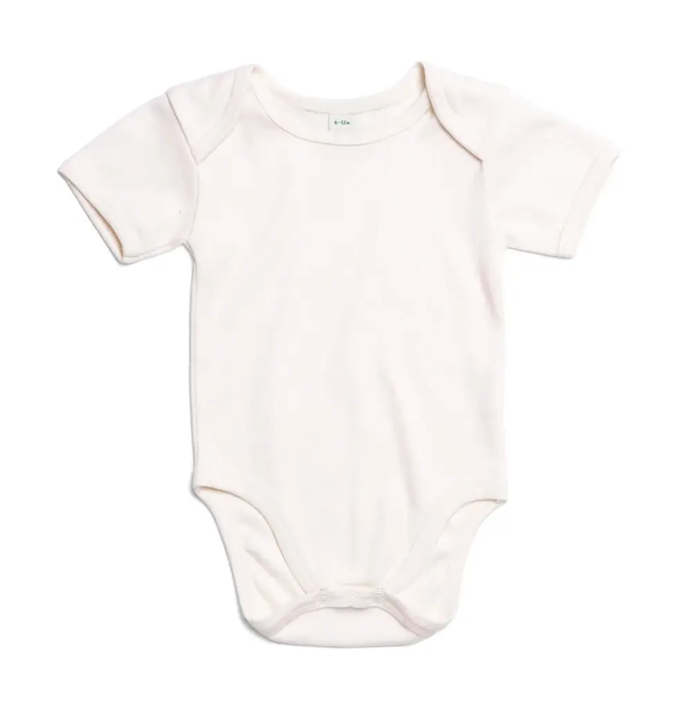 01047 - Baby Bodysuit, natural — productfoto 2
