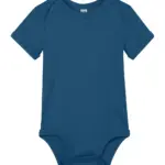 01047 - Baby Bodysuit, petrol blue — productfoto 7