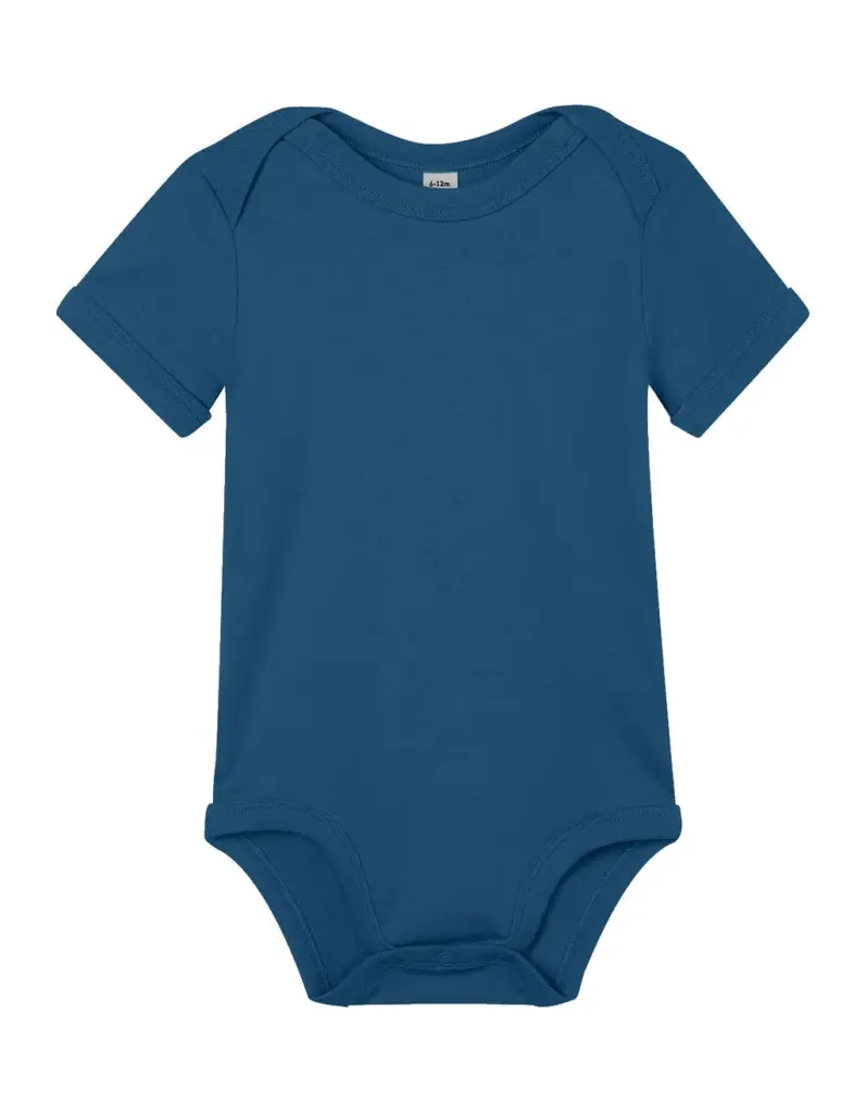 01047 - Baby Bodysuit, petrol blue — productfoto 7