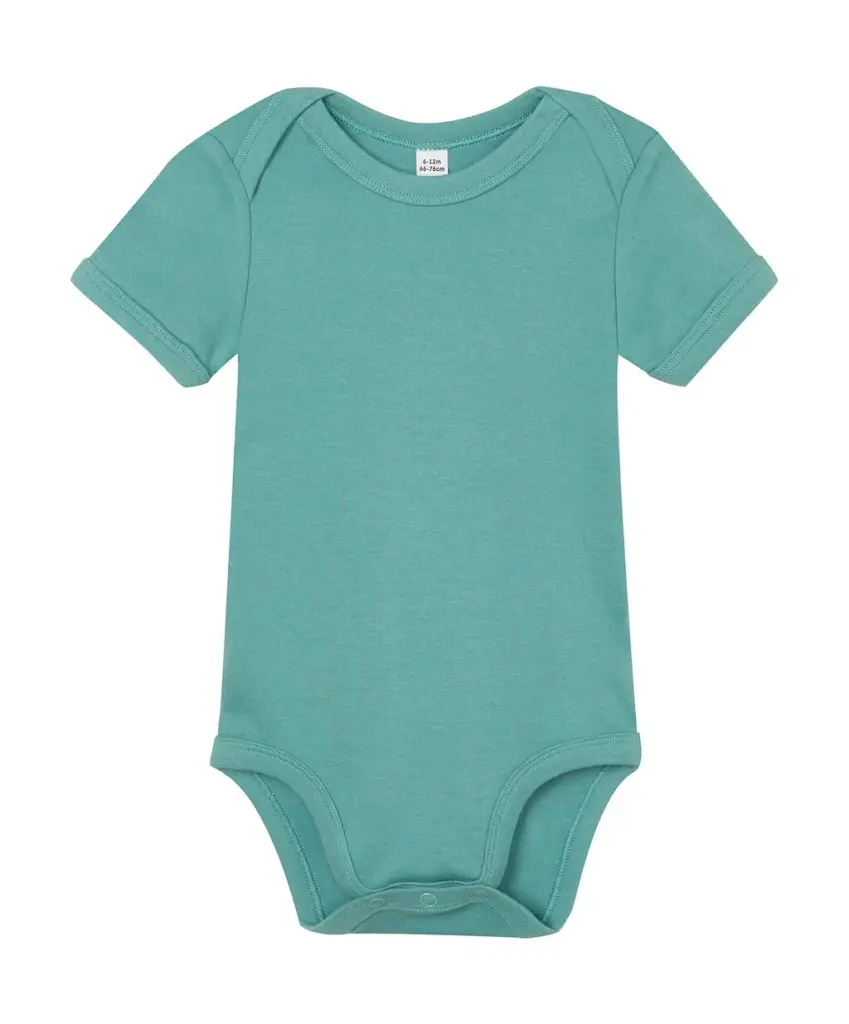 01047 - Baby Bodysuit, sage green — productfoto 19