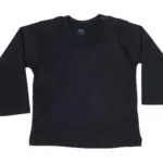01147 - Baby Longsleeve Top, black — productfoto 2