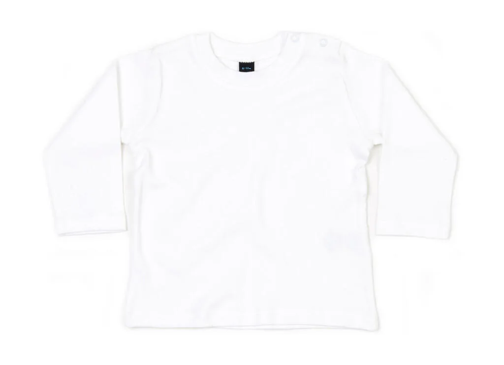 01147 - Baby Longsleeve Top, white