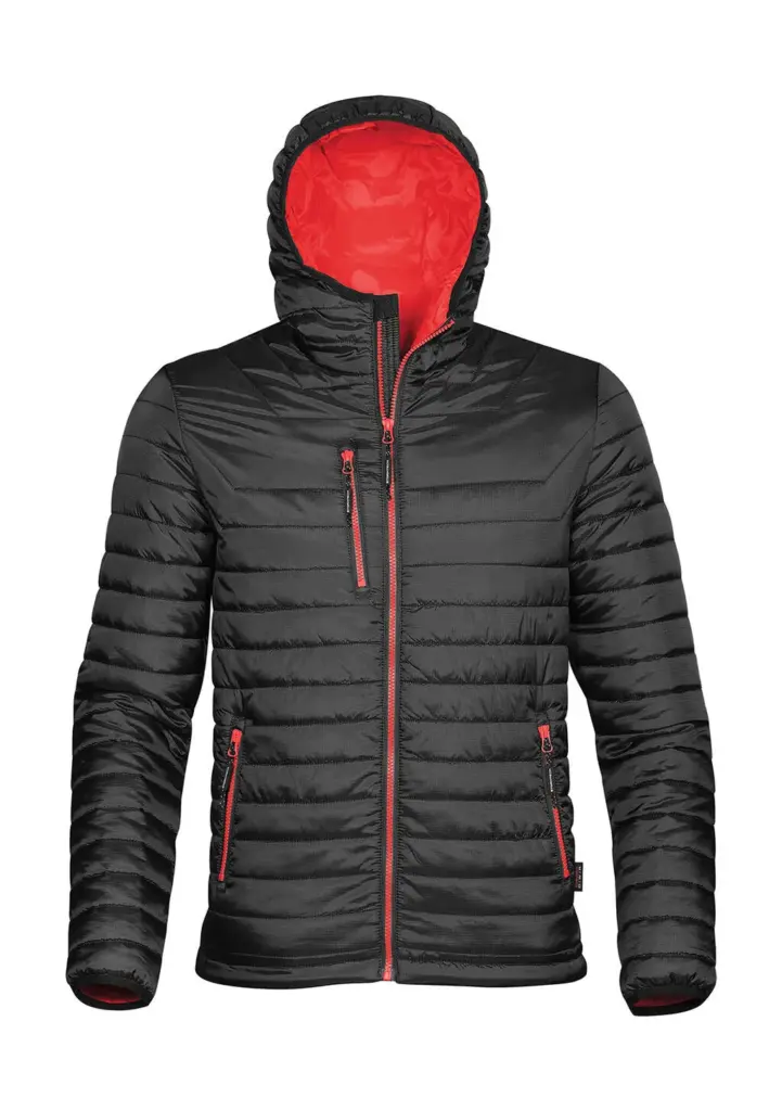 01218 - Gravity Thermal Jacket, black/true red