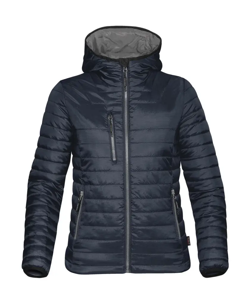 01518 - Women's Gravity Thermal Jacket, navy/charcoal — productfoto 2