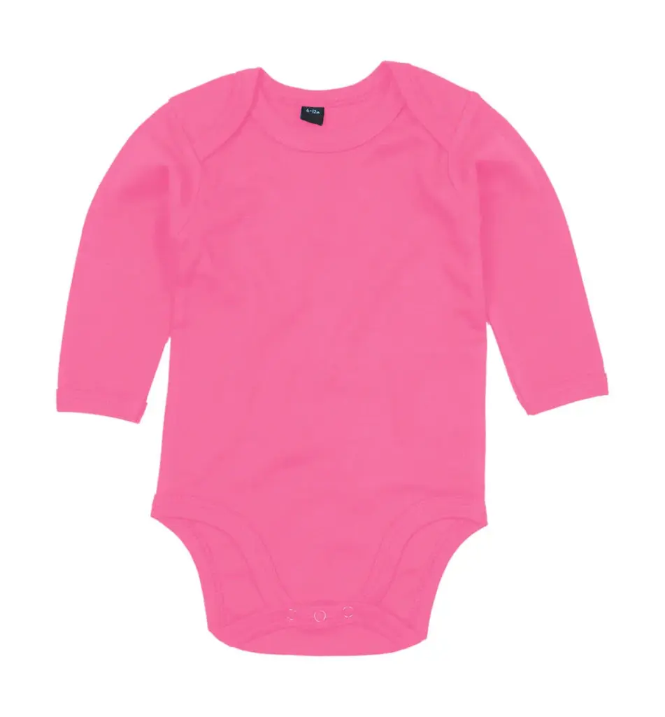 01547 - Baby long Sleeve Bodysuit, fuchsia — productfoto 8